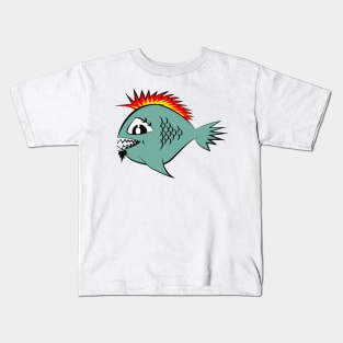 Fish, fish, pisces... graff drawing Kids T-Shirt